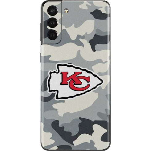 NFL Kansas City Chiefs Camo Galaxy S21 Plus 5G Skin